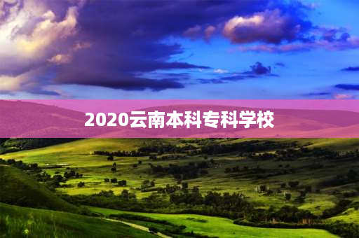 2020云南本科专科学校 云南省2018-2020年高考分数线？