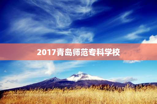 2017青岛师范专科学校 青岛幼儿师范高等专科学校几个校区？
