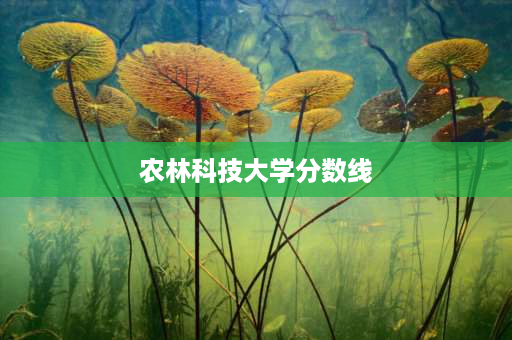 农林科技大学分数线 中国农业大学招生简章2020最低分数？
